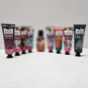 New Find Your Happy Place Lot - 8 Hand Cream & 1 Hand Sanitizer (group 2)